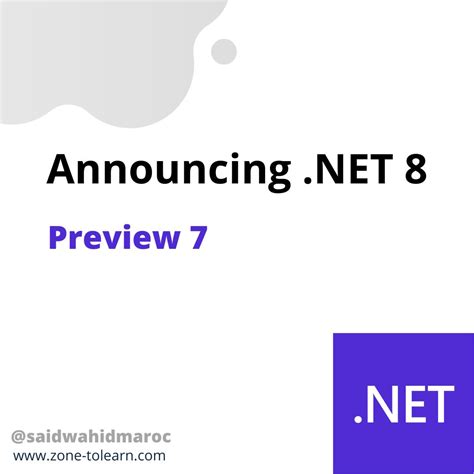 Announcing .NET 8 Preview 7 .